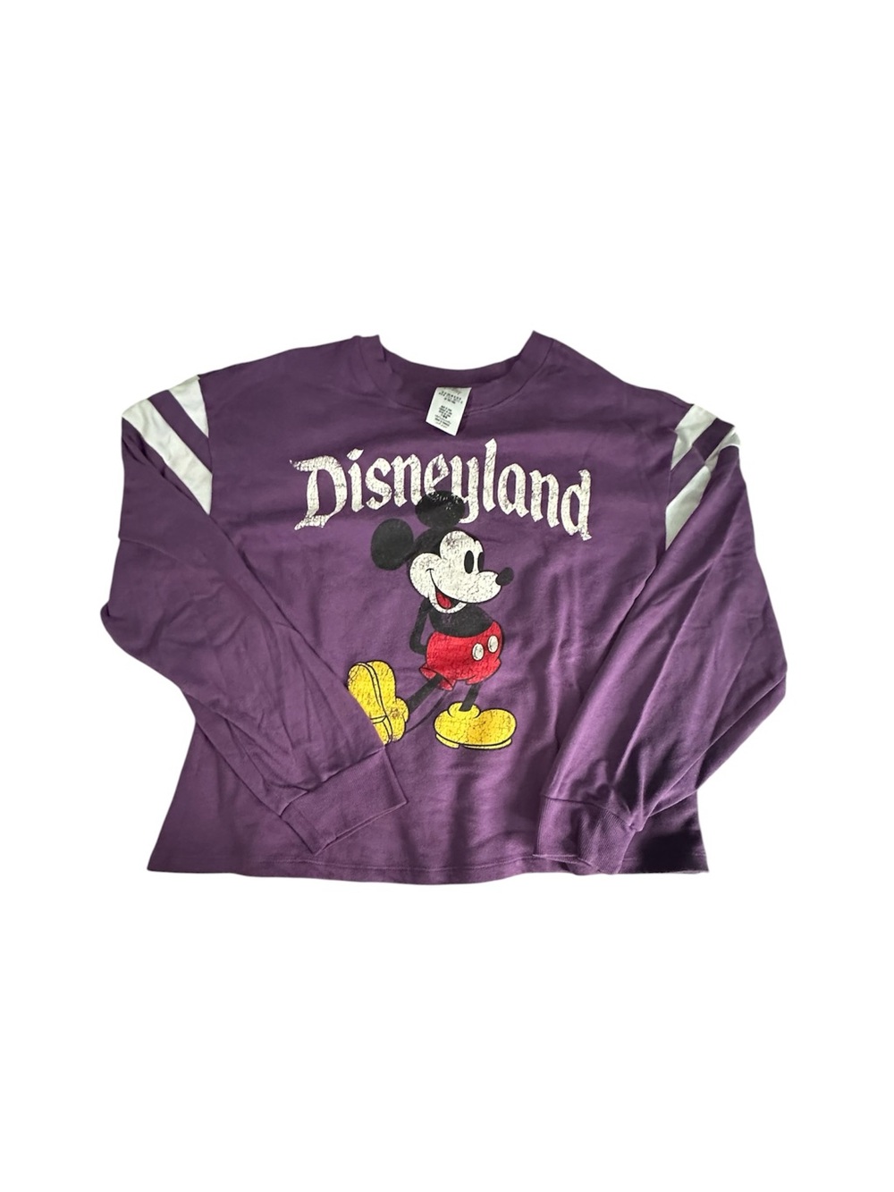 Disneyland Purple Mickey Mouse Long Sleeve Top - XL